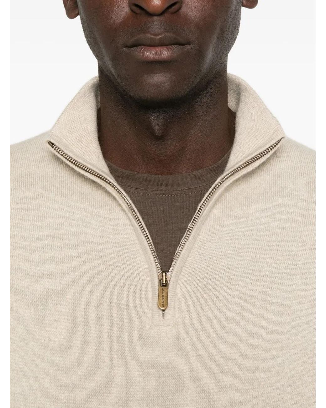 Jersey Con Cremallera Bompard de hombre de color White