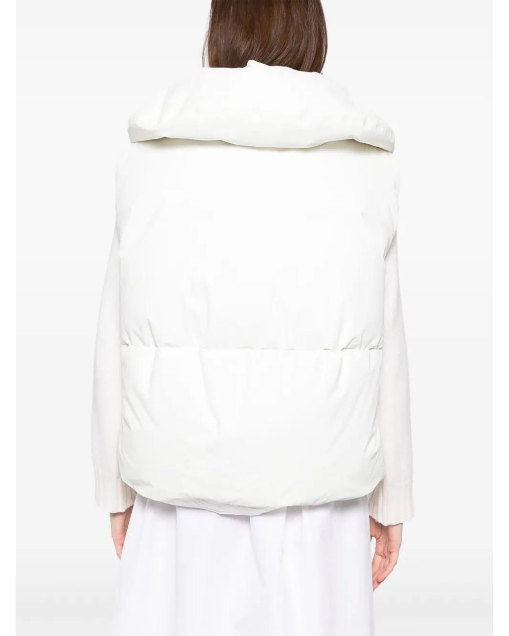 Jil Sander White Padded Jacket