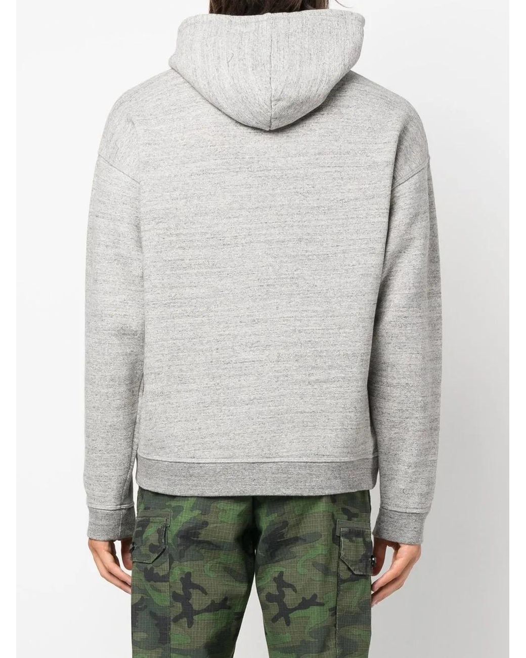 Sudadera Con Capucha Y Logo DSquared² de hombre de color Gray