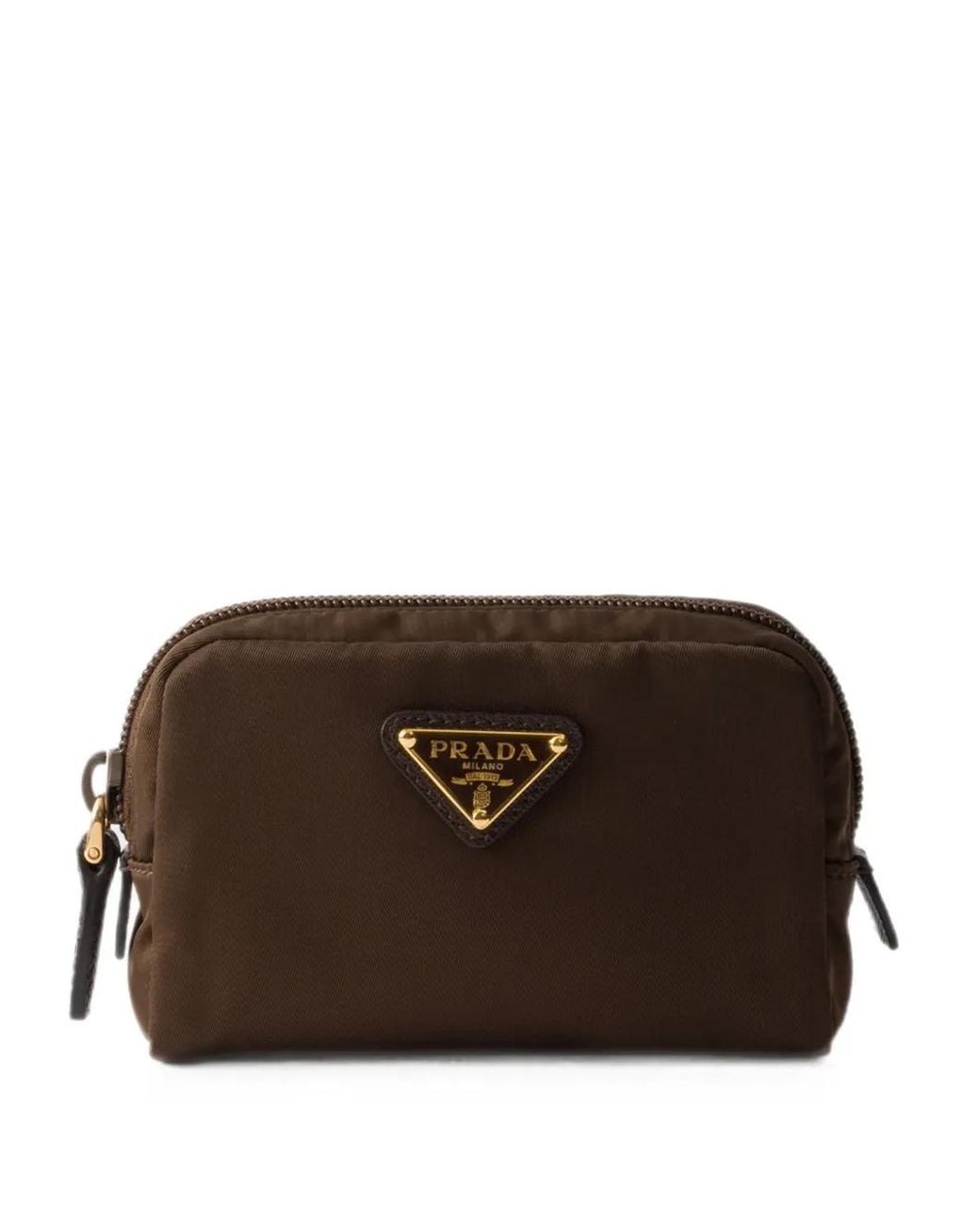 Prada Brown Micro Re-Nylon Pouch