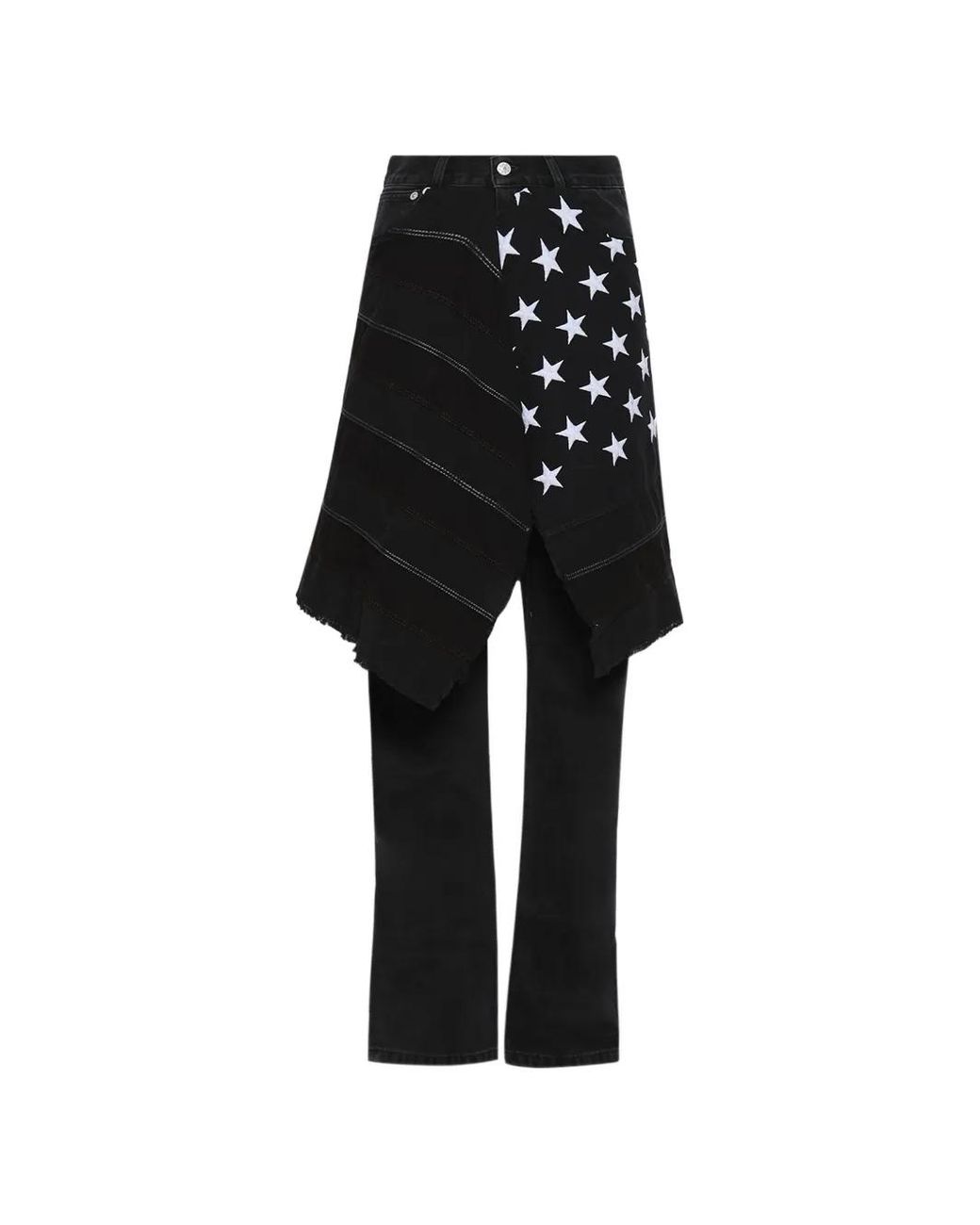 Vaqueros Con Estrella Estampada Marking Distance de hombre de color Black