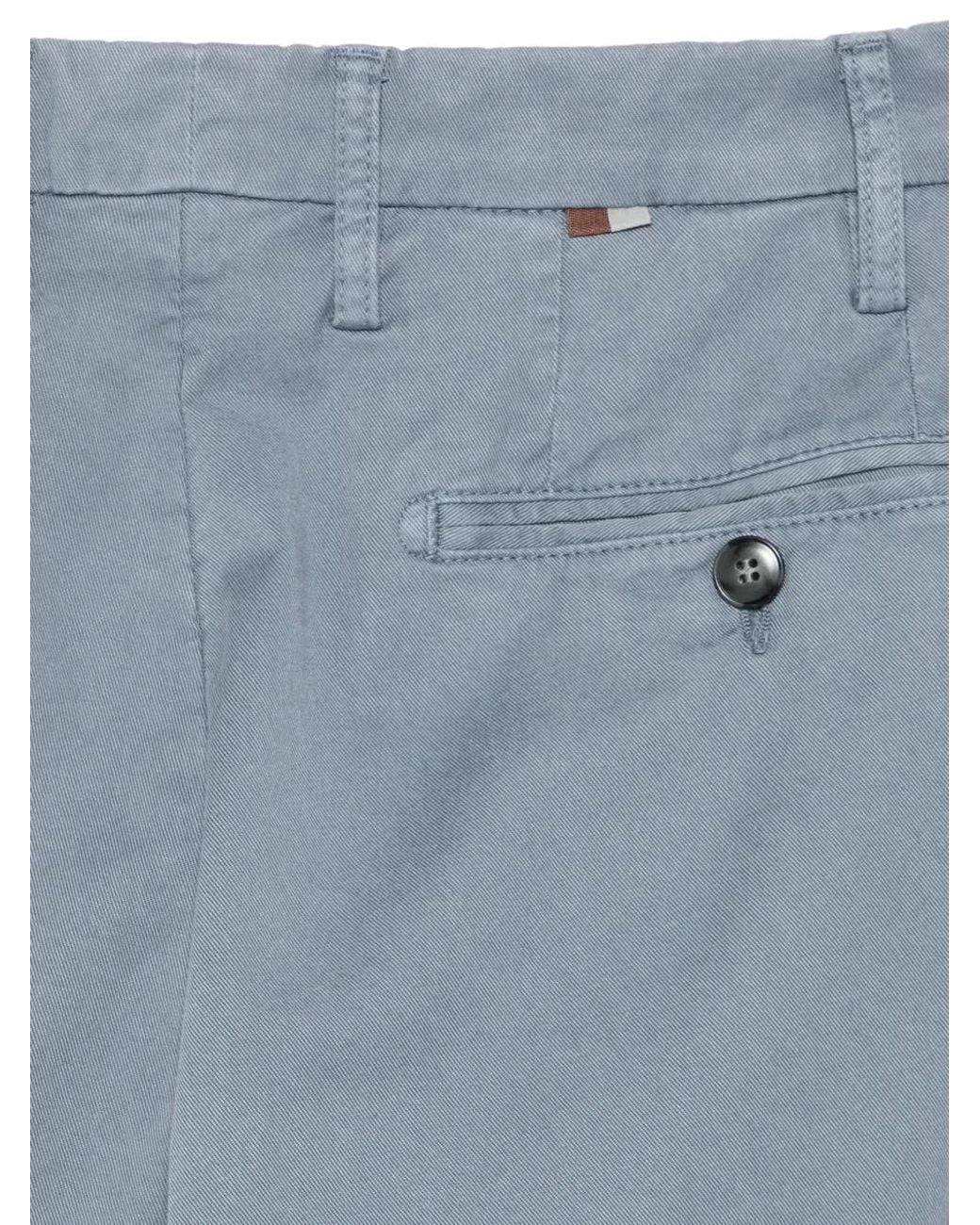 Canali Blue Button Chinos for men