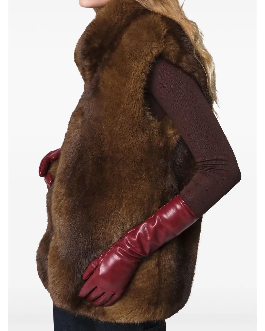Apparis Brown Laila Vest