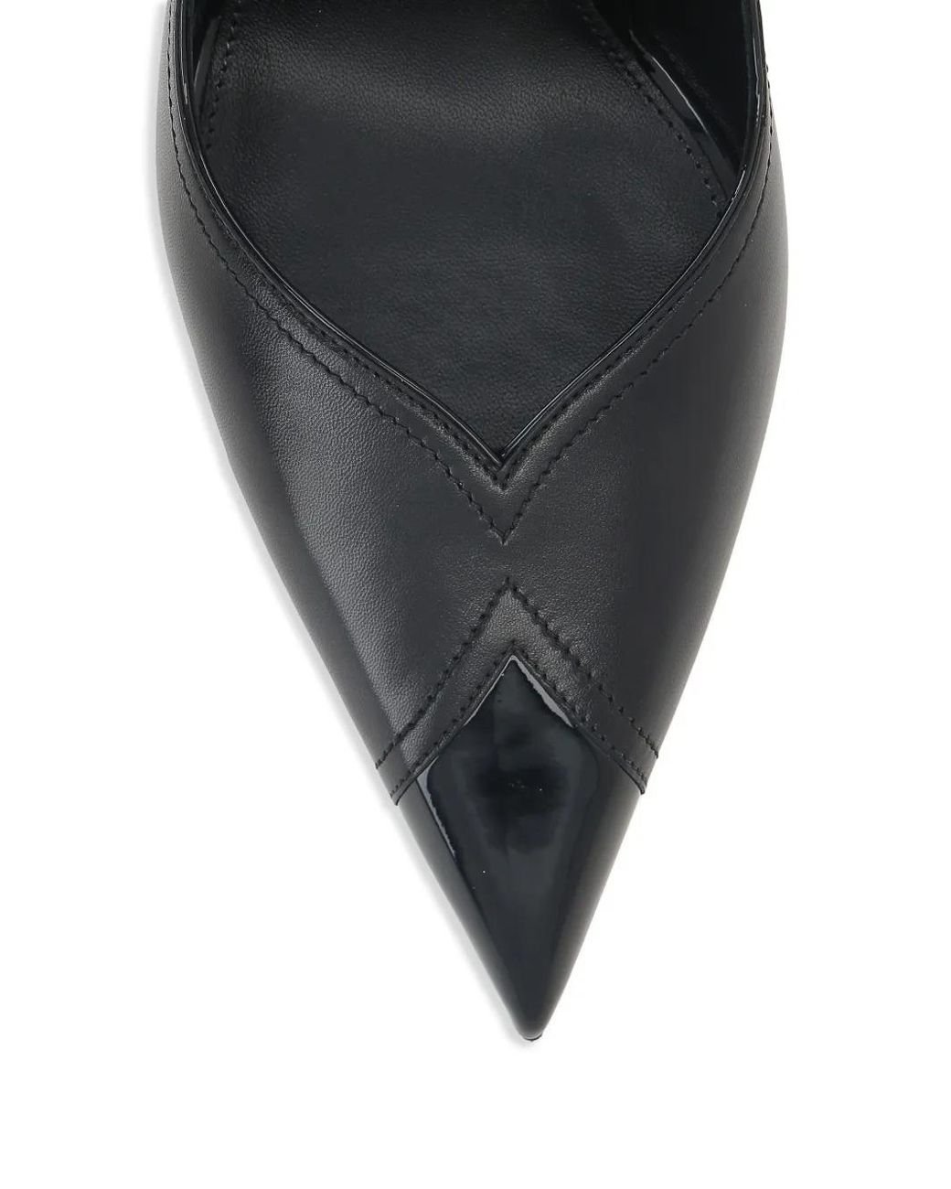 Ferragamo Black 70Mm Slingback Pumps