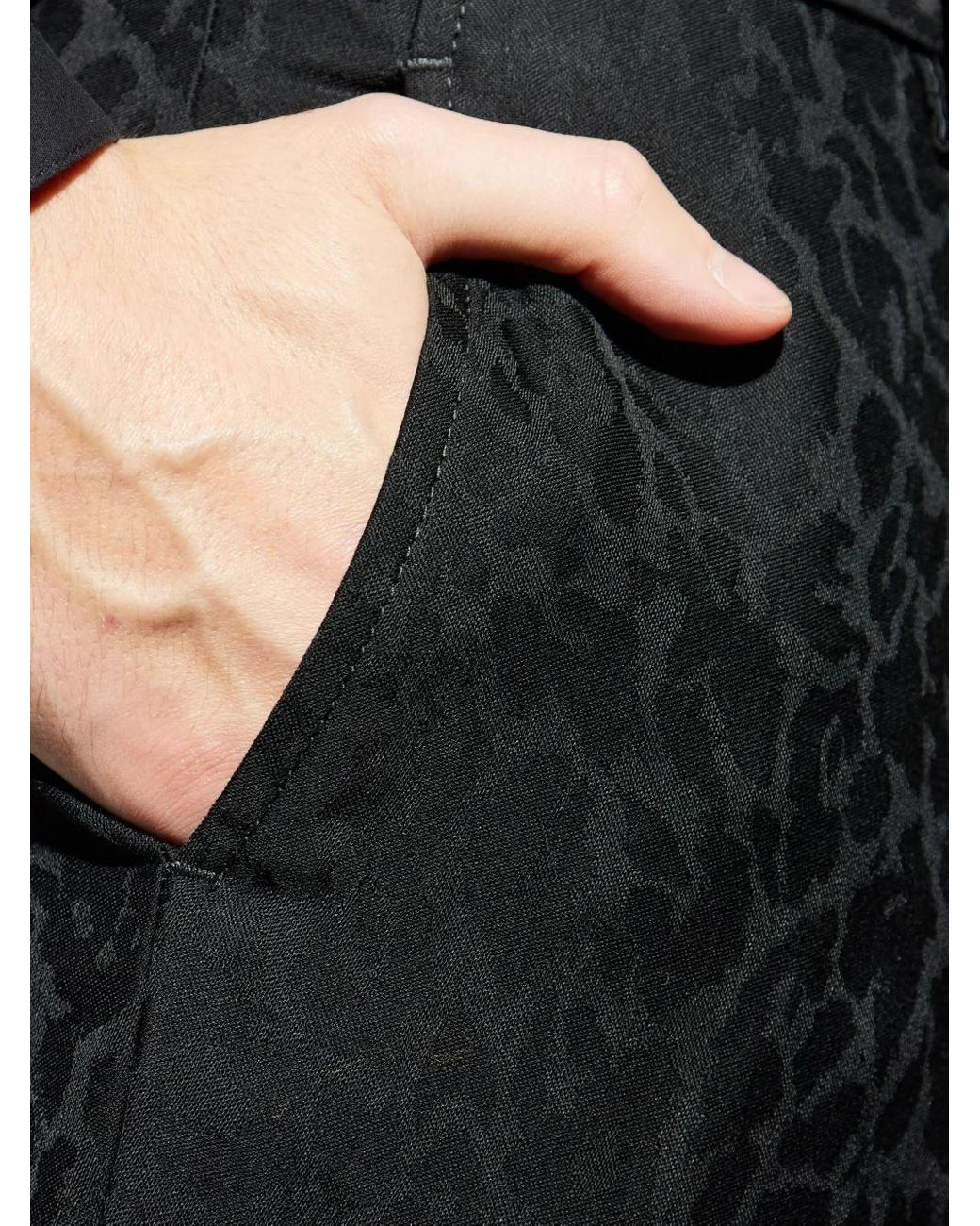 Etro Black Side-Pockets Trousers for men