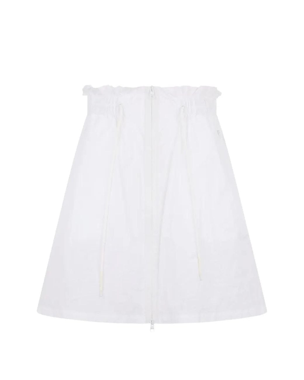 Valentino Garavani White Ruffled Mini Skirt