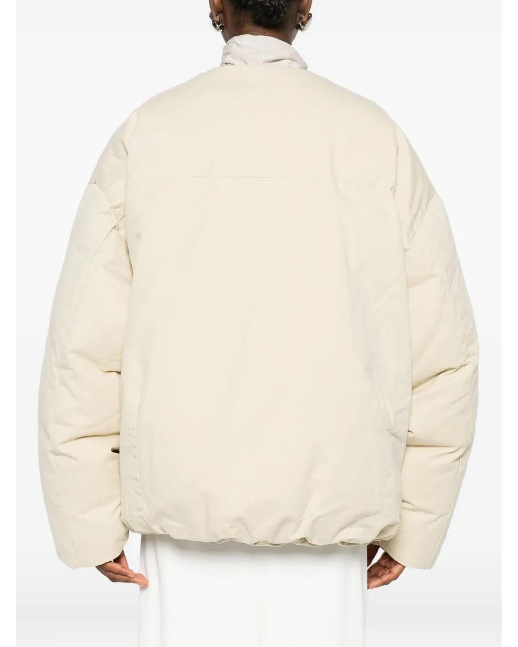 Entire studios Natural Puffer Zip-Front Jacket
