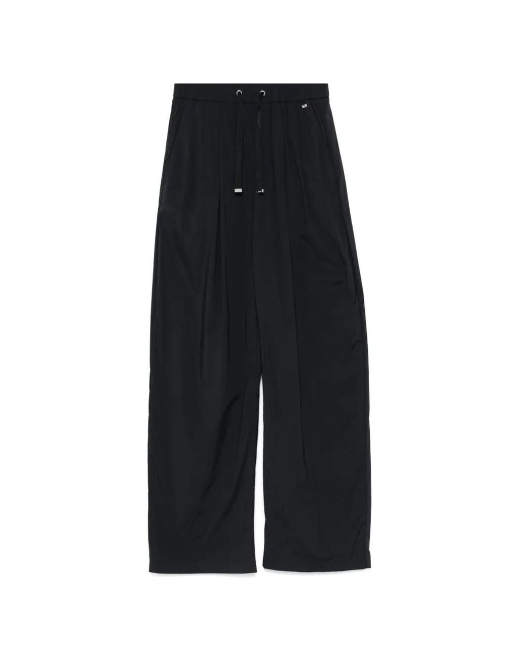 Herno Black Nero Polyamide Trousers