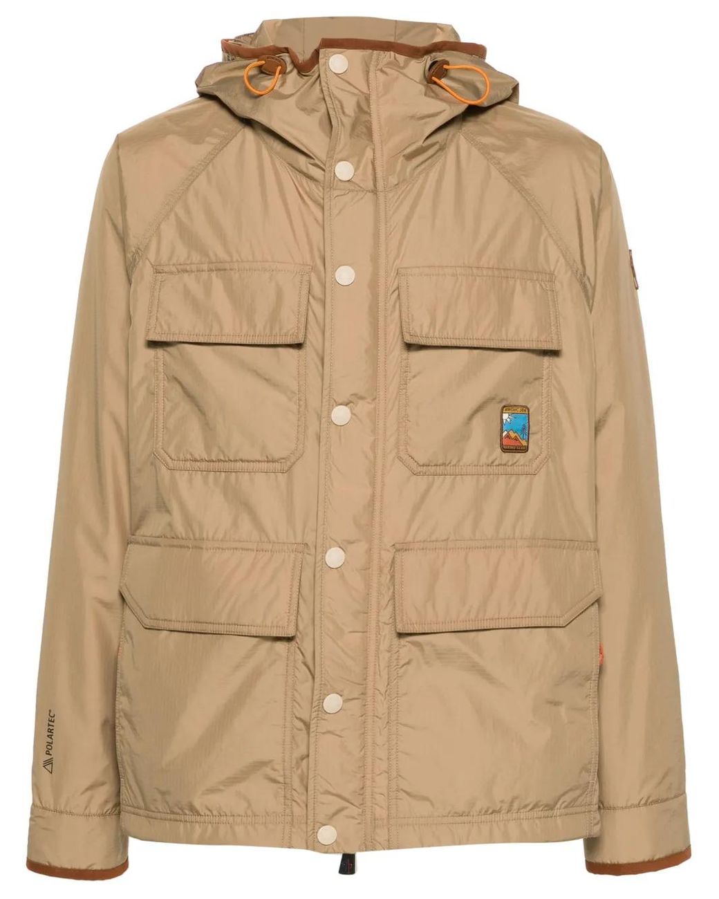 Moncler Natural Rutor Hooded Padded Jacket for men