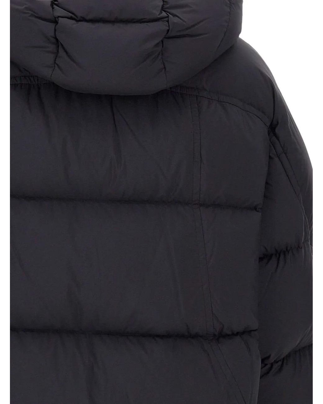 Moose Knuckles Black Removable-Hood Puffer Jacket