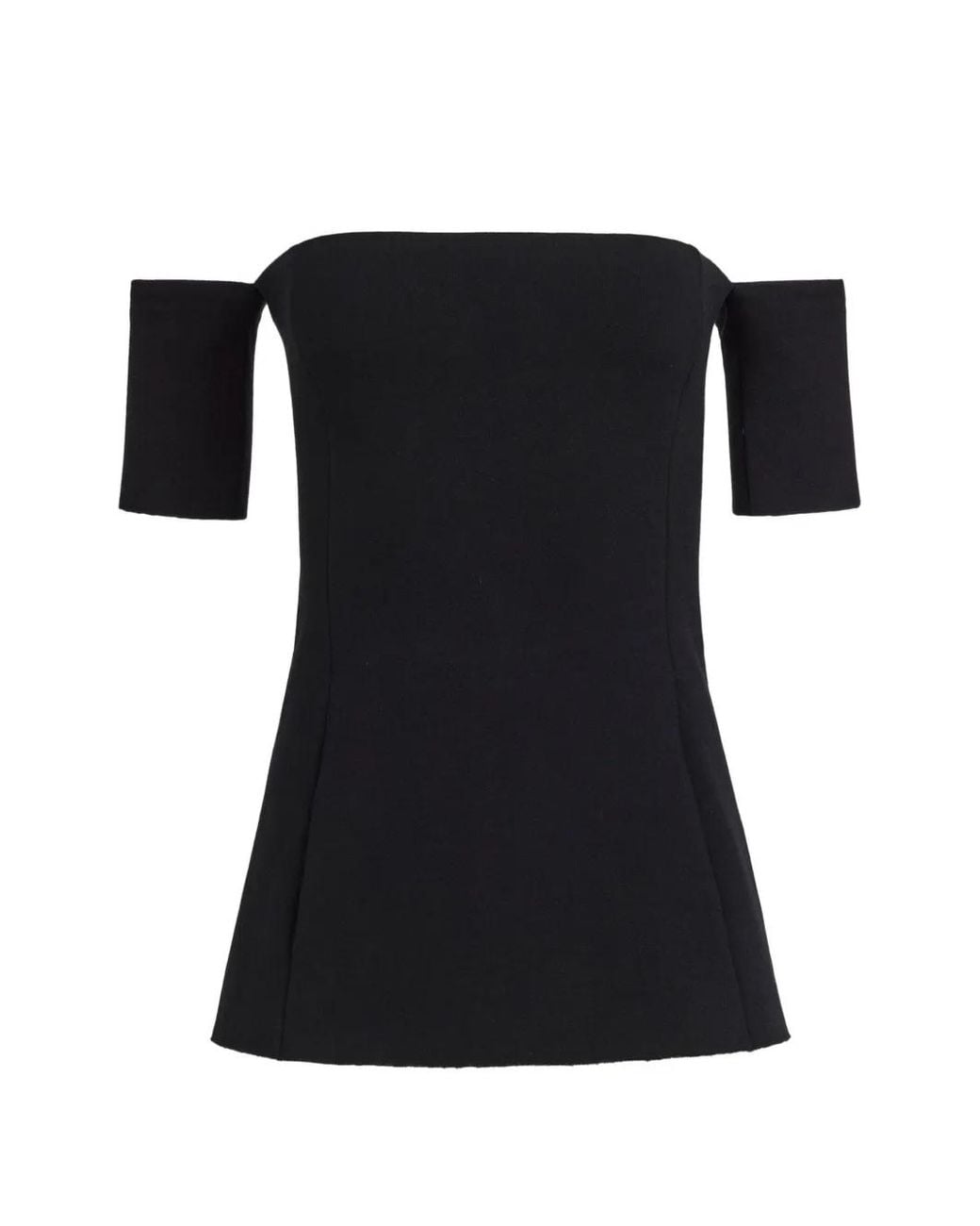 High Sport Black Sela Off-The-Shoulder Top