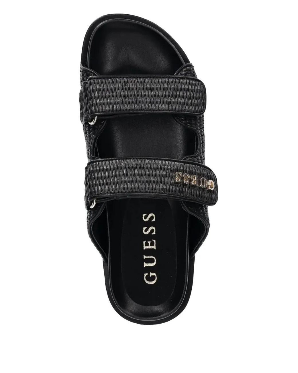 Guess Black Fadeliza Double-Strap Sandals