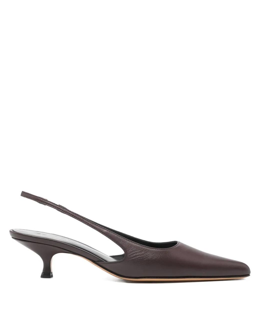 Eraldo Brown Escarpins Pointus À Bride Arrière 40 Mm