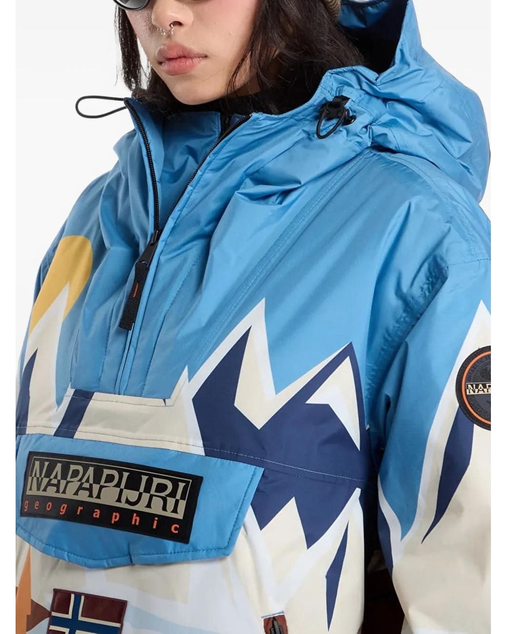 Napapijri Blue Rainforest Next Zip-Up Hoodie Jacket