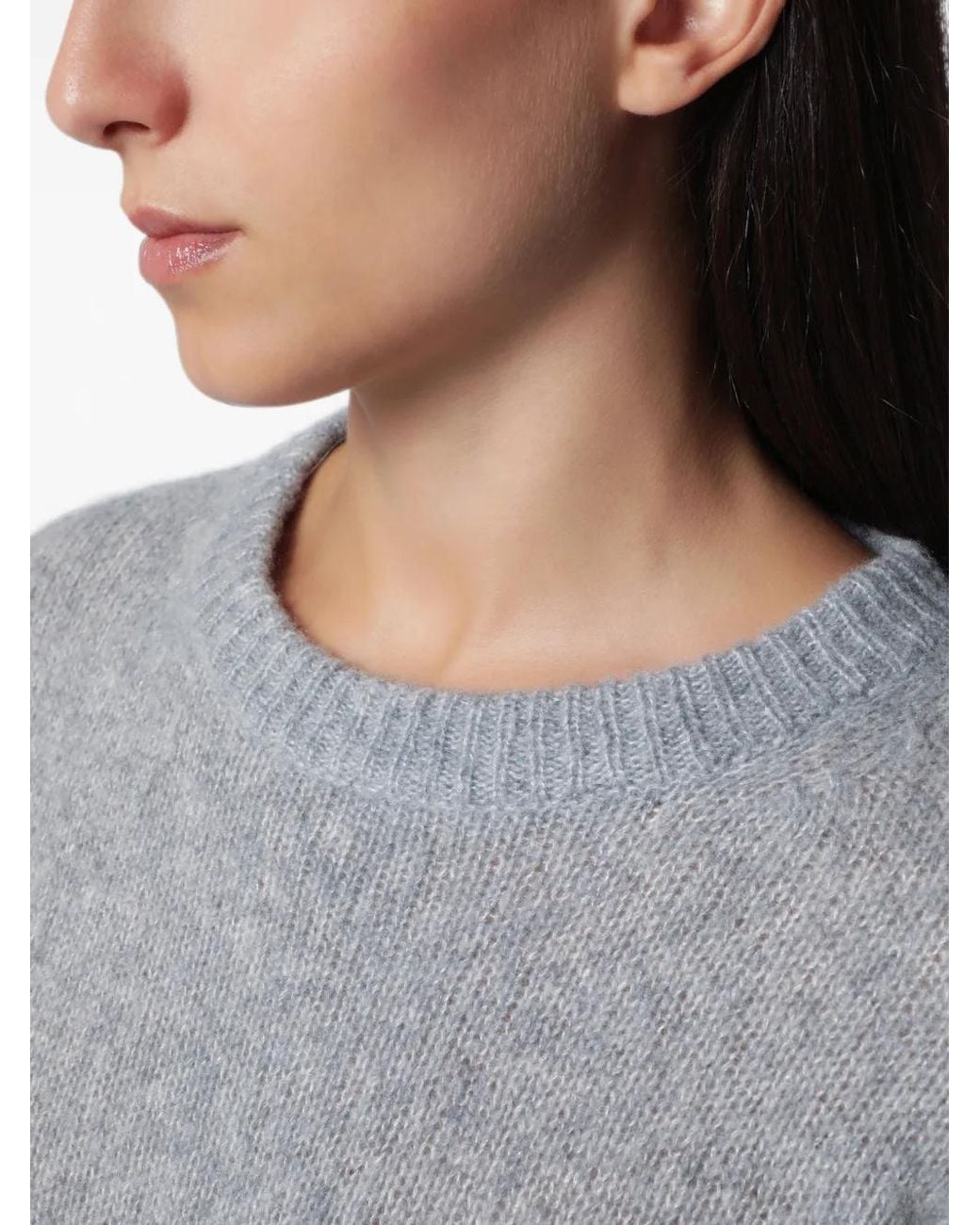 Lisa Yang Gray Lova Knitted Sweater