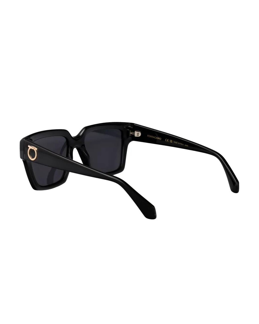 Ferragamo Eyewear Black Square-Frame Sunglasses