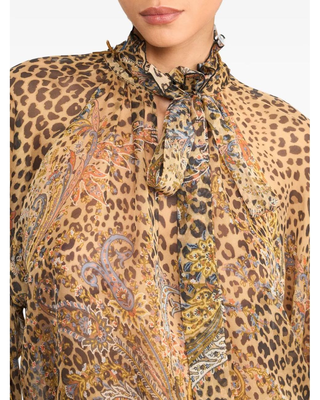 Etro Brown Blouse