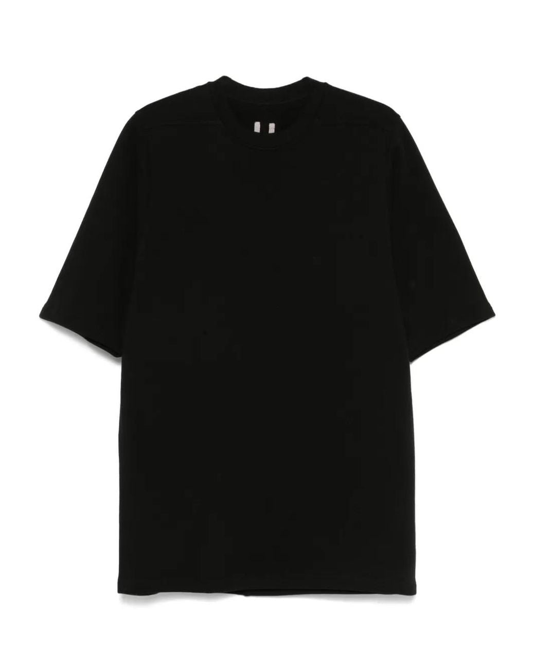 Rick Owens Black Round-Neck T-Shirt for men