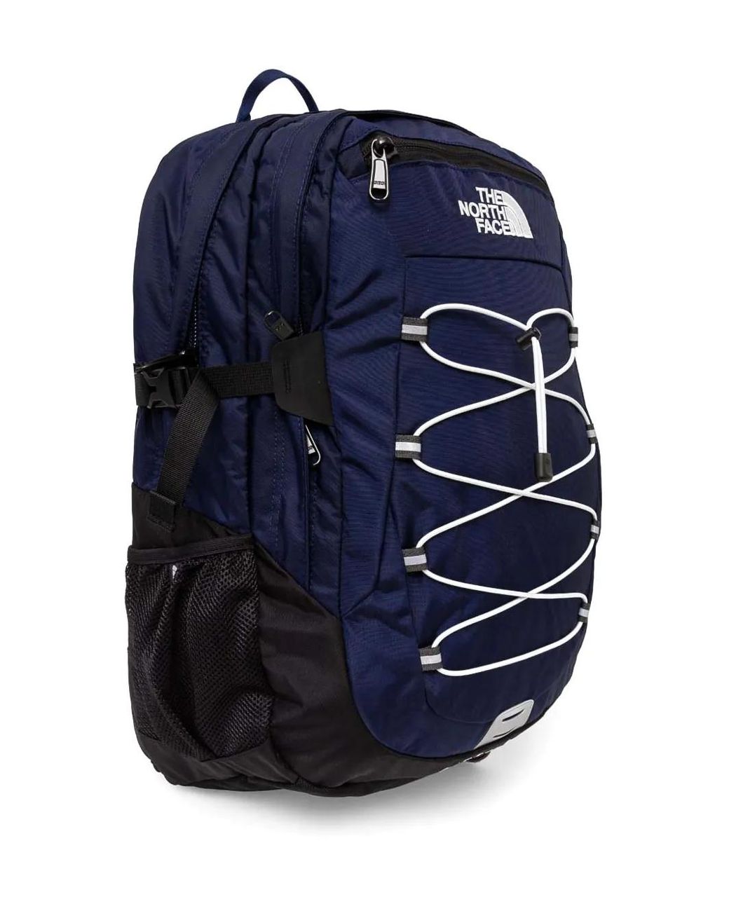 The North Face Blue Borealis Bungee-Cord Backpack