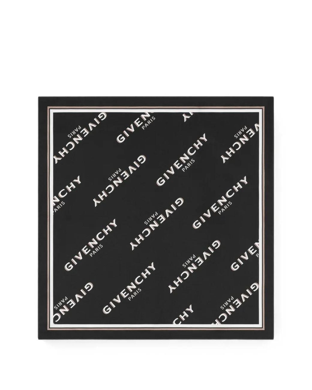 Givenchy Black Petit Carré -Shadow En Soie for men