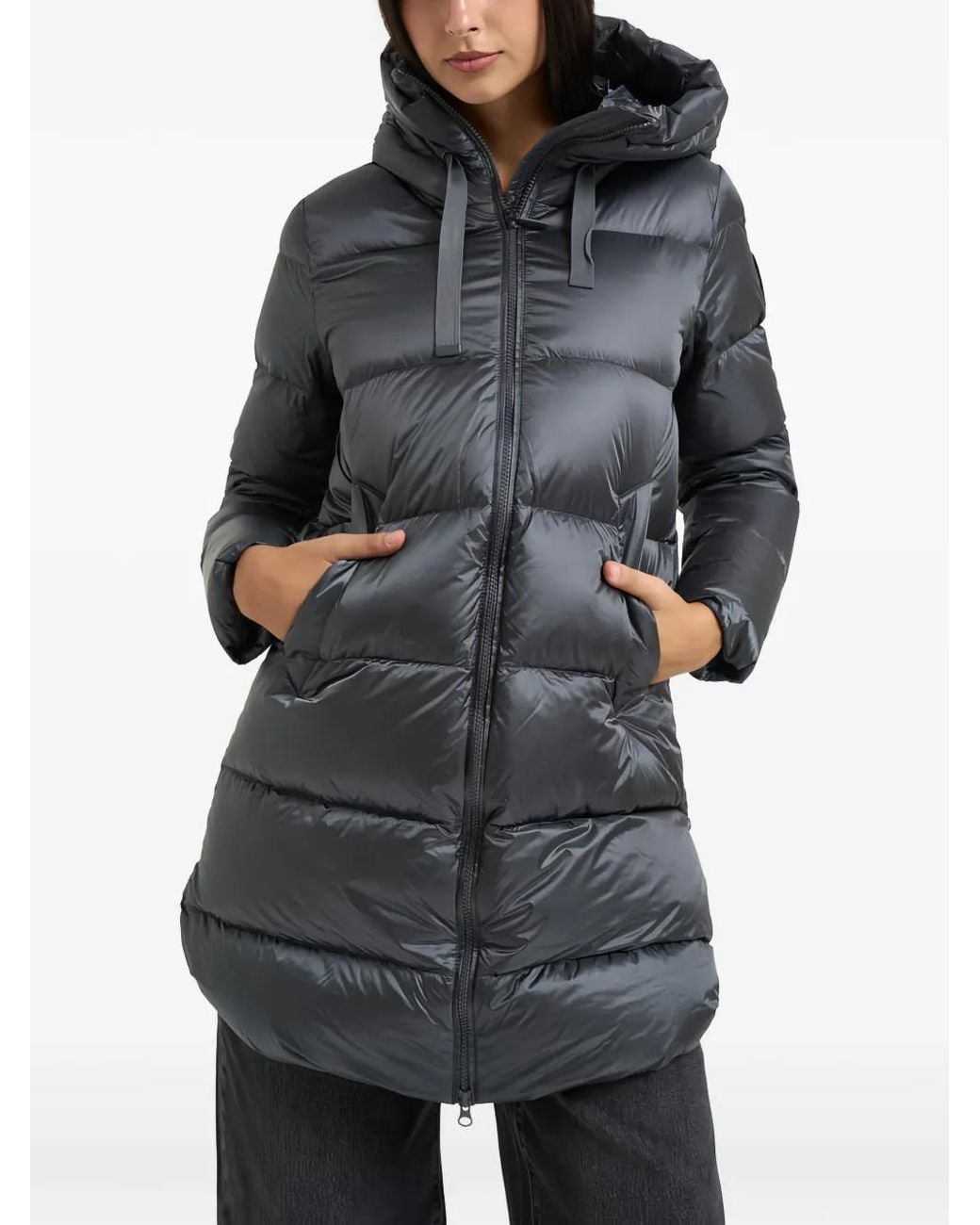 Bomboogie Gray Manteau Geneva À Capuche