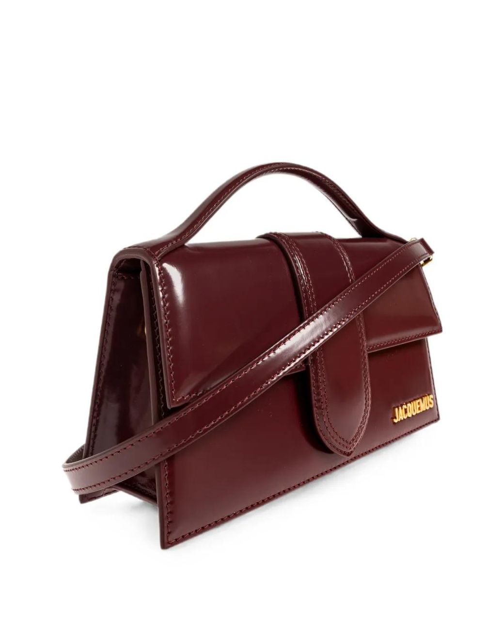 Jacquemus Purple Le Bambino Large Leather Tote Bag
