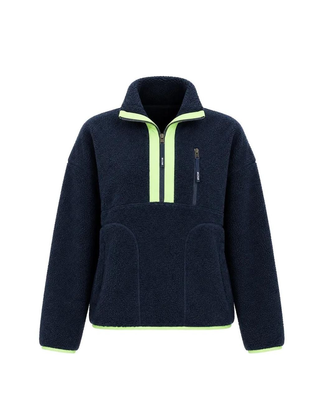 Splits59 Blue Reese Sherpa Half-Zip Pullover