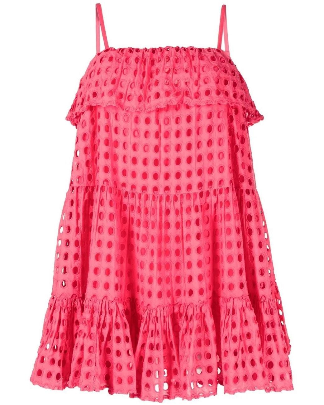 Abito Con Occhielli The Nyla di Solid & Striped in Red