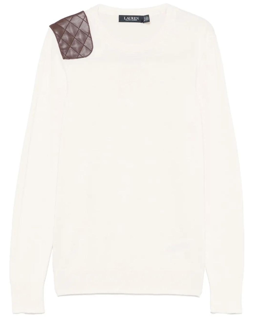 Ralph Lauren White Shavonne Sweater