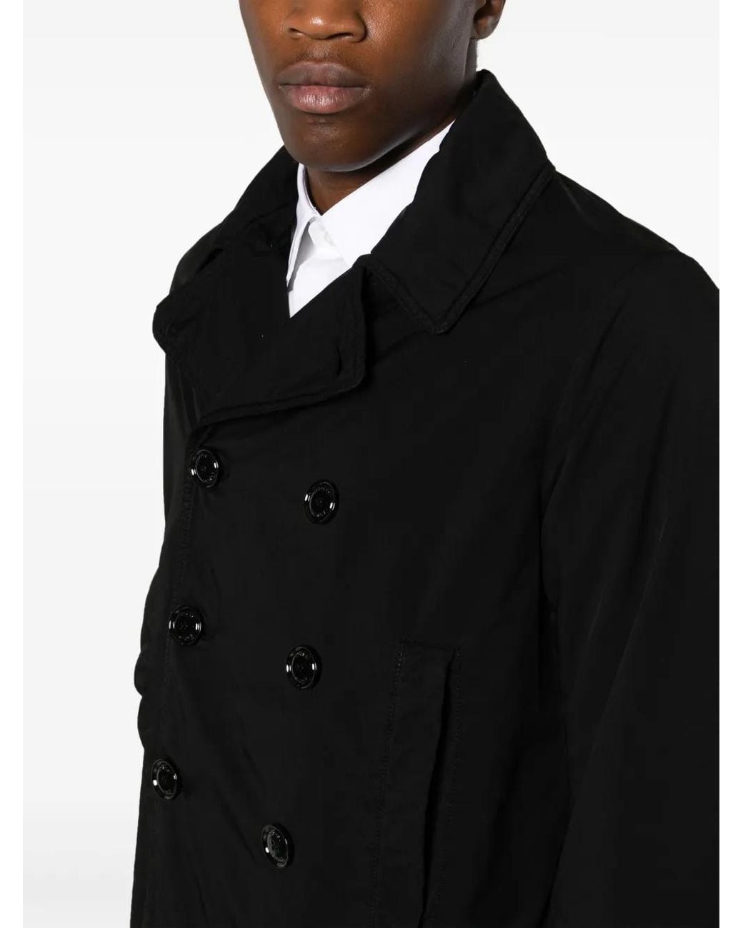 Aspesi Gefütterte Cabanjacke in Black für Herren