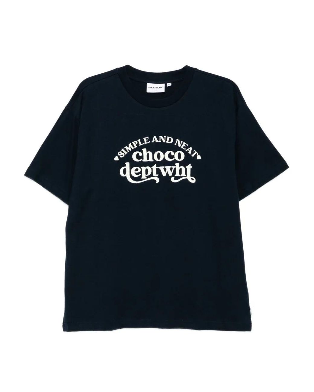 Chocoolate Blue Cotton T-Shirt