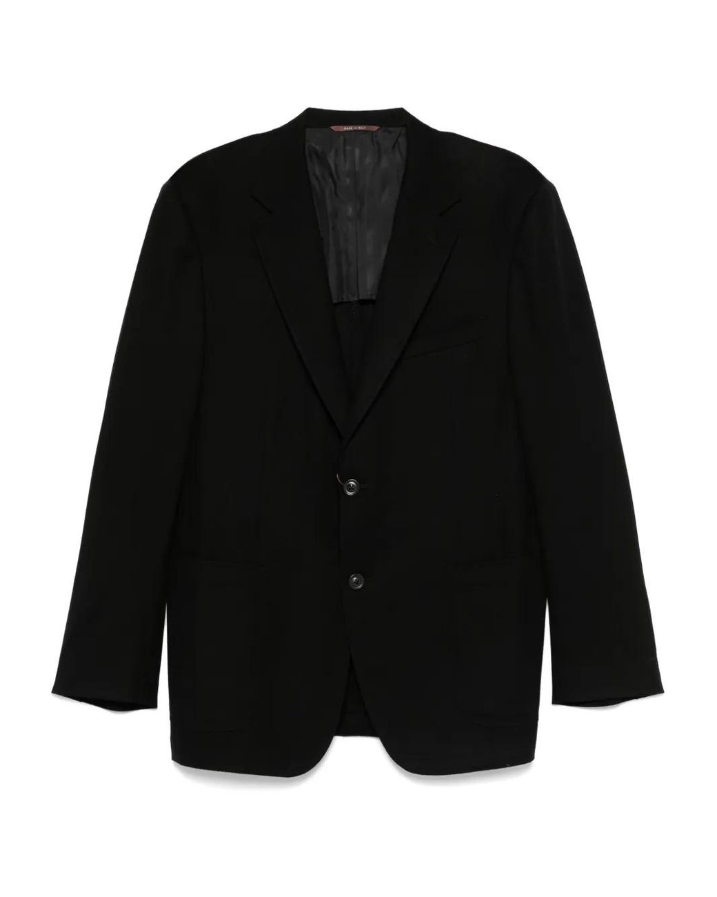 Canali Black Wool Blazer for men