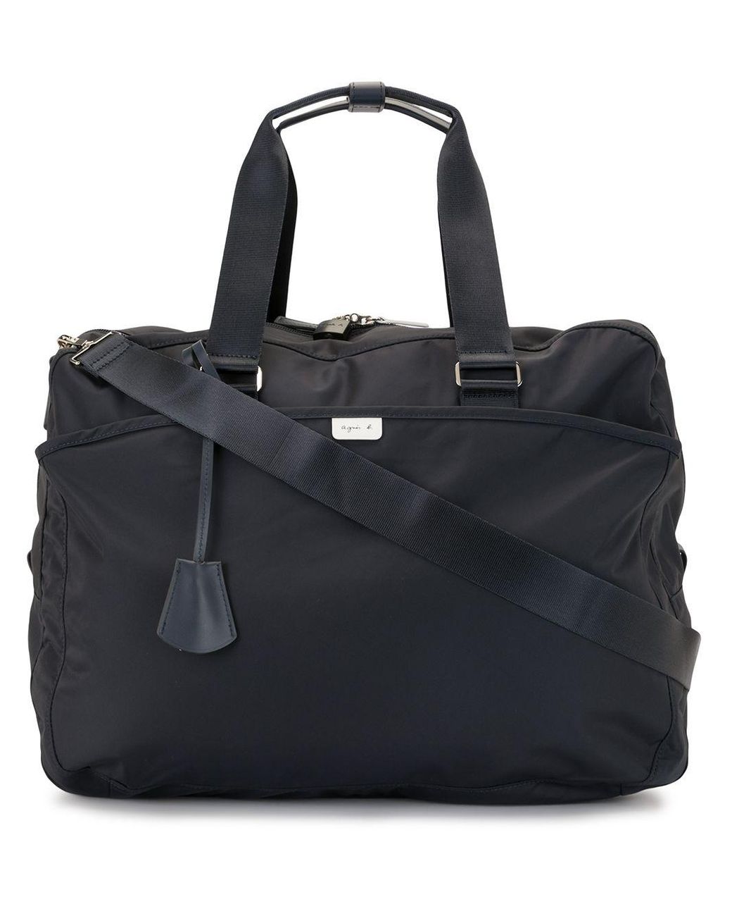 agnès b. Double-pouch Weekend Bag in Blue - Lyst