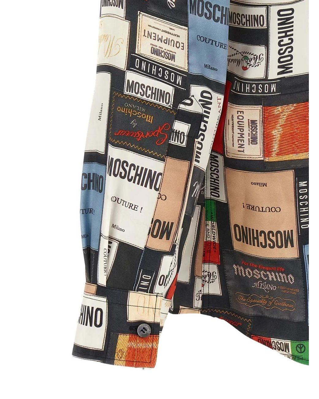 Moschino Multicolor 'labels' Shirt for men