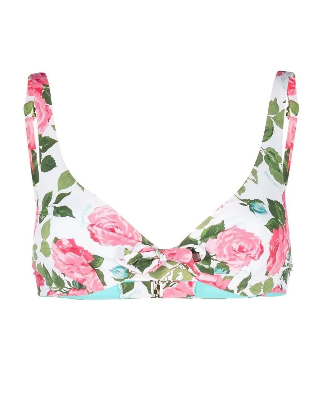 Twinset Natural Floral Bikini Top