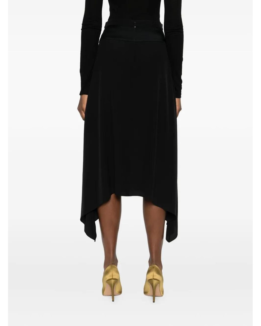 Stella McCartney Mini-Rok Met Ritssluiting in het Black