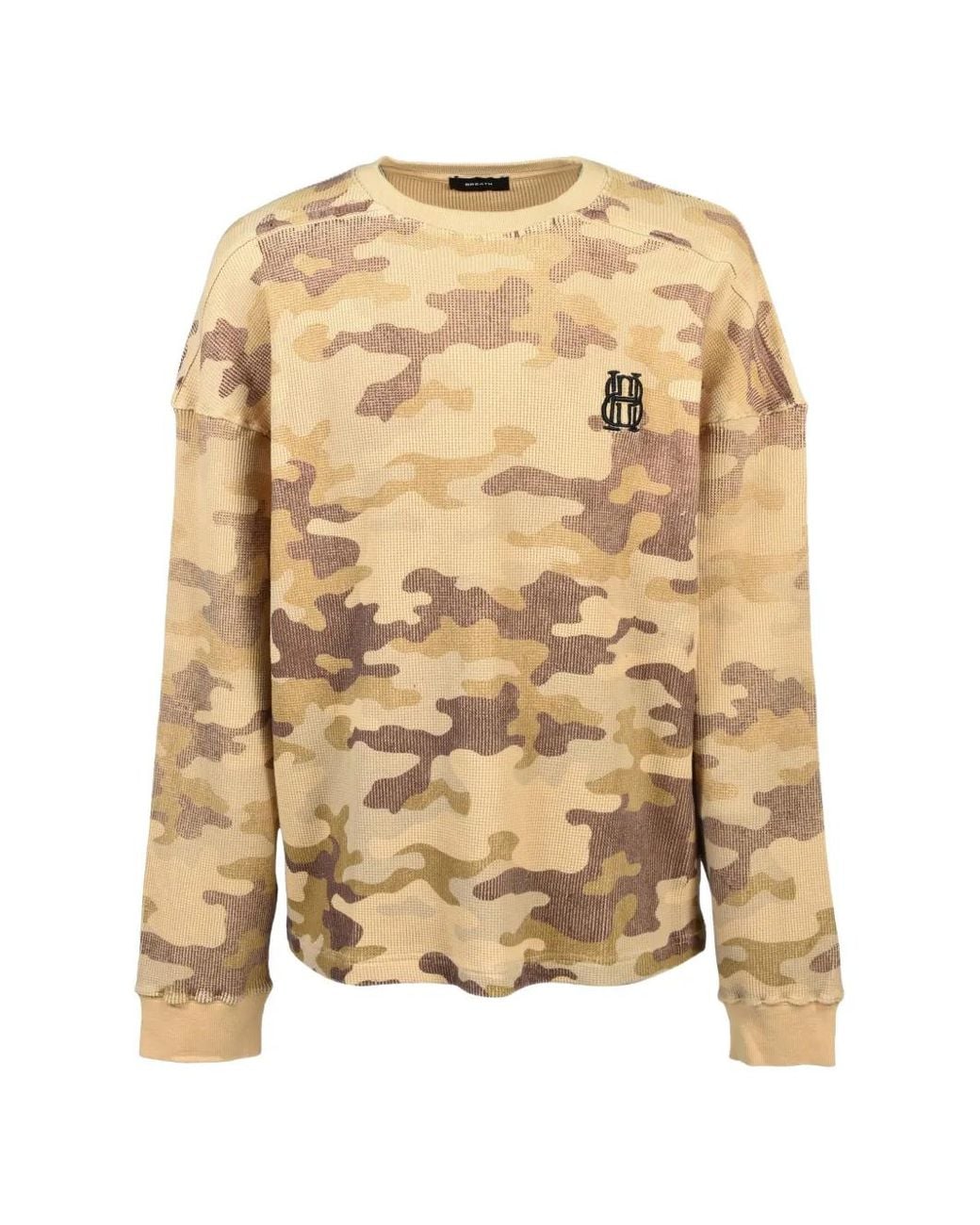 BREATH Natural Camouflage-Print Sweatshirt for men