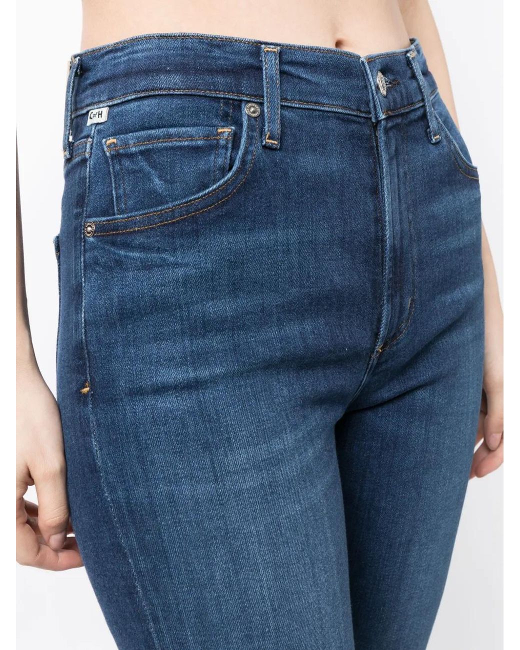 Citizens of Humanity Blue Lilah Washed Bootcut Jeans