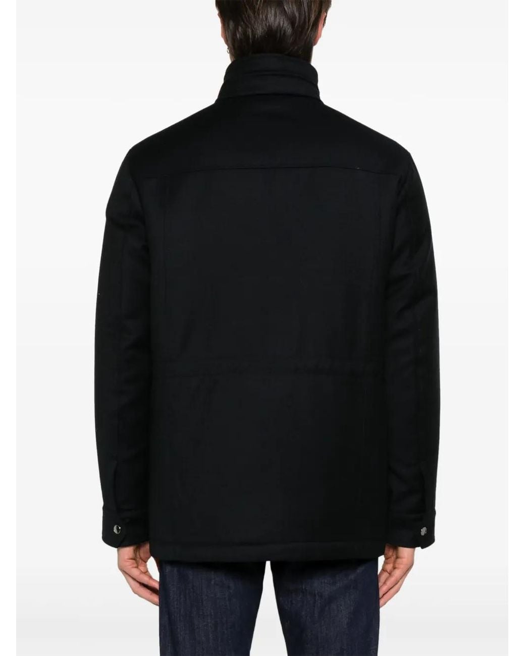 Canali Black Padded Jacket for men