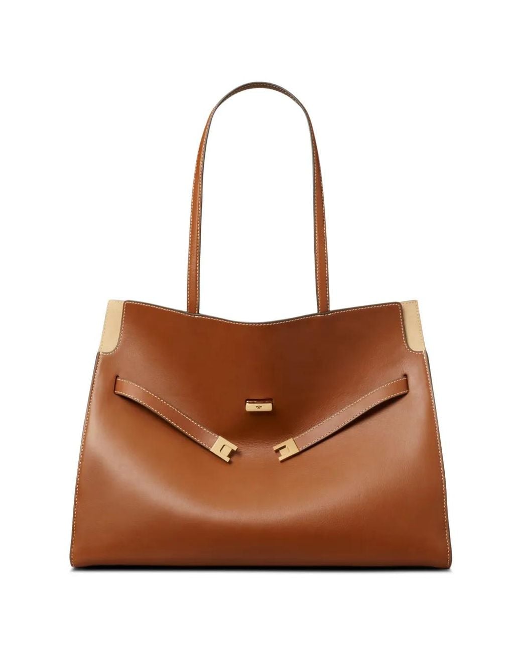 Tory Burch Brown Sac Cabas Lee Radziwill