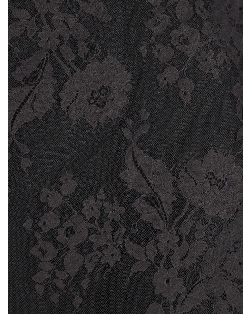 Zimmermann Black Valiant Lace-Panel Trousers