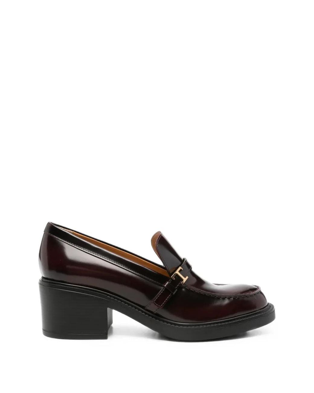 Tod's Black T Timeless Leather Heeled Pumps