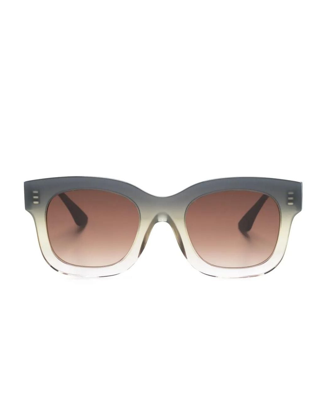 Thierry Lasry Gray Unicorny Square-Frame Sunglasses