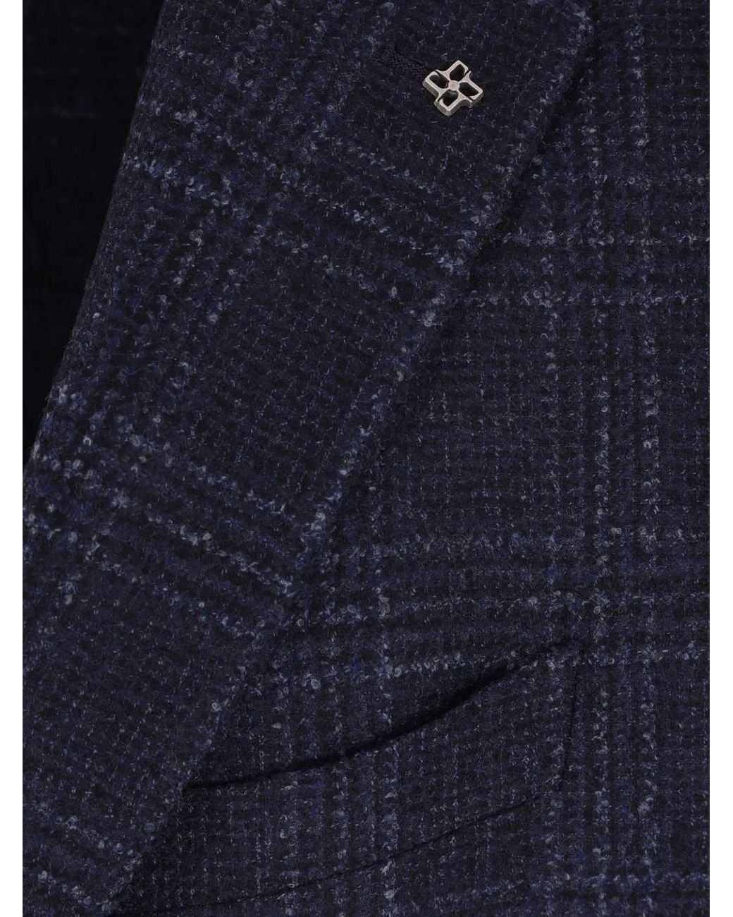 Tagliatore Blue Dark Tailored Jacket for men