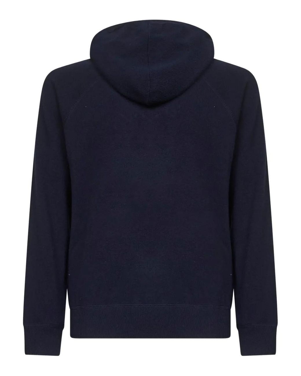 Mc2 Saint Barth Blue Drawstring Hoodie for men