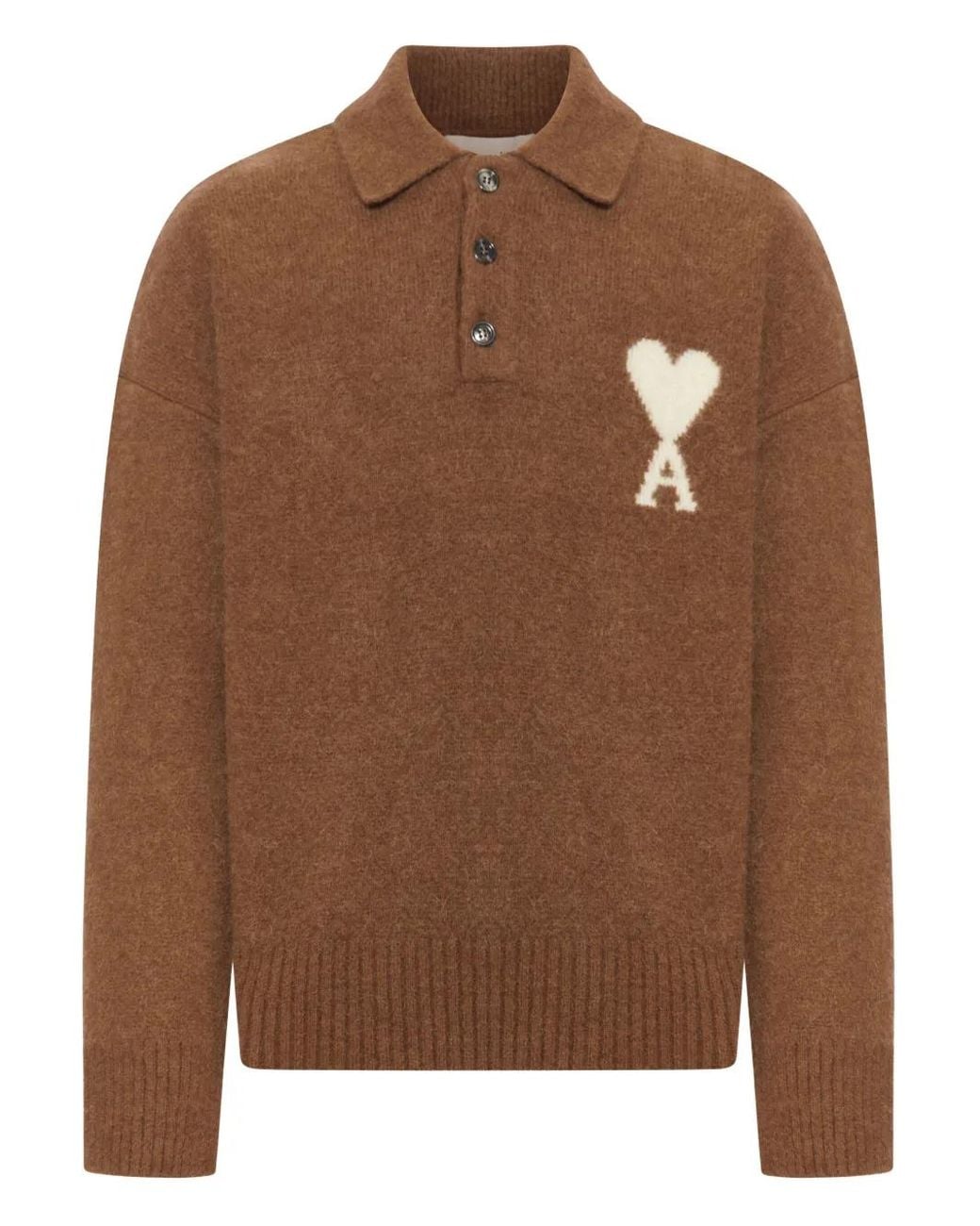 Pull À Logo Cœur AMI pour homme en coloris Brown
