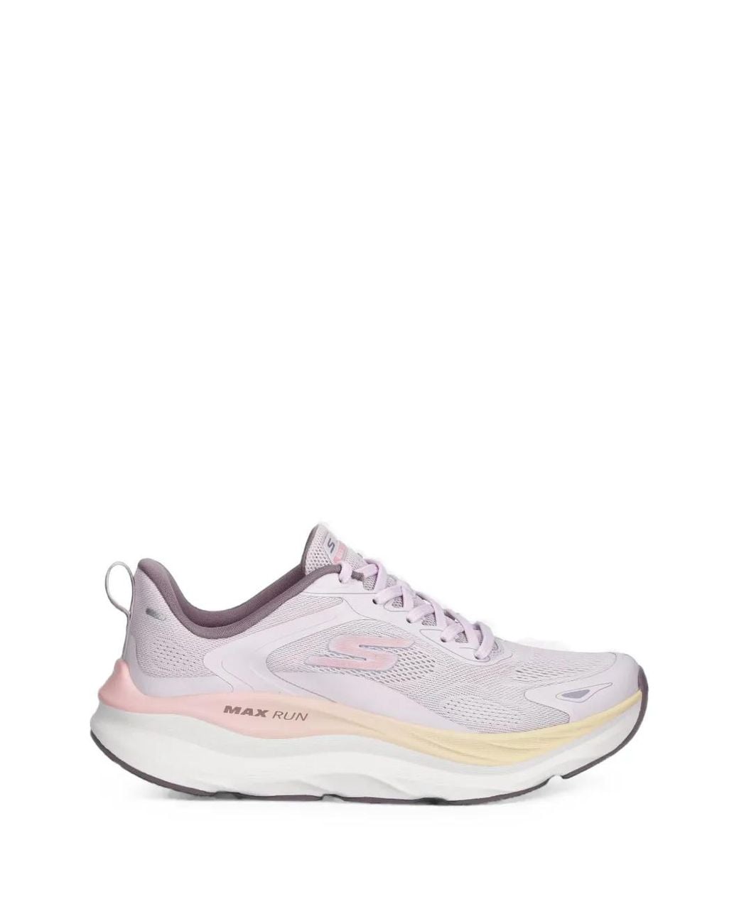 Skechers White Baskets Max Run Pacewave