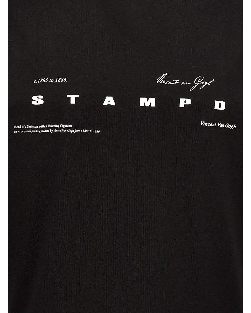 Stampd Black Van Gogh T-Shirt for men