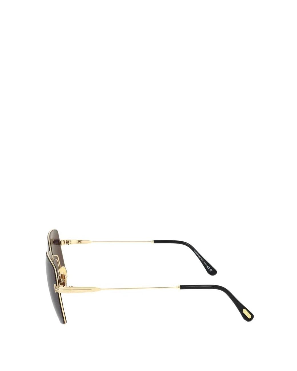 Tom Ford Blue Square-Frame Sunglasses