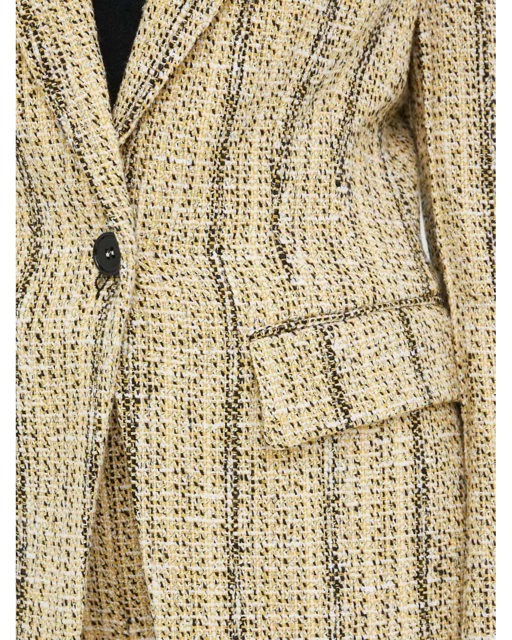 Day Birger et Mikkelsen Natural Single-Breasted Tweed Blazer